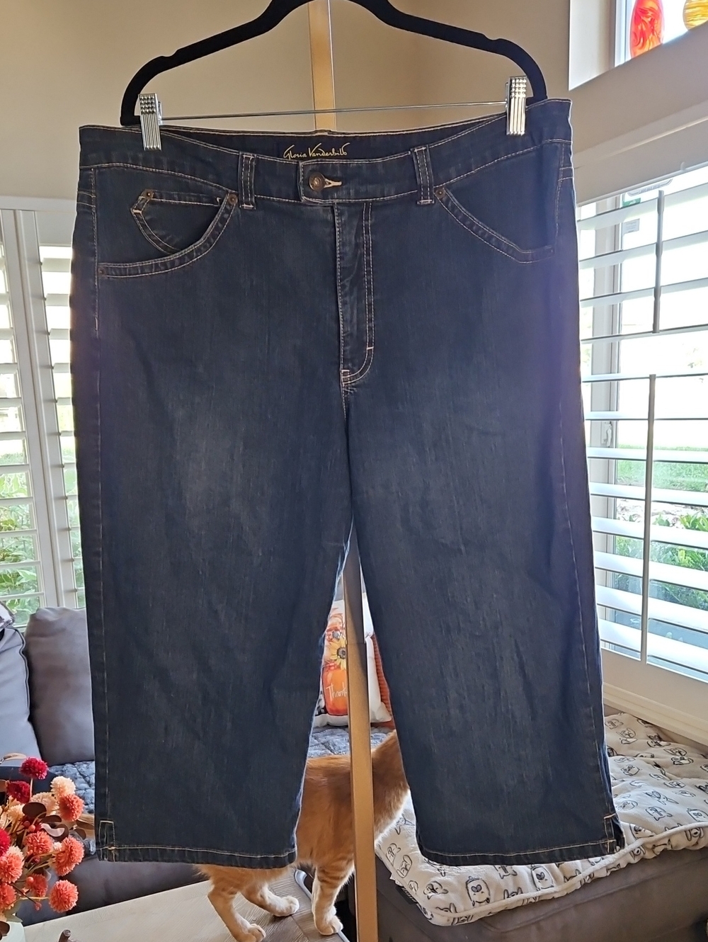 Gloria Vanderbilt Women's Dark Indigo Relaxed Jeans
